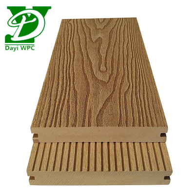 140x23mm مواد پنبه دار چوب پلاستیک مرکب سطح ساختمان قابلیت دوام