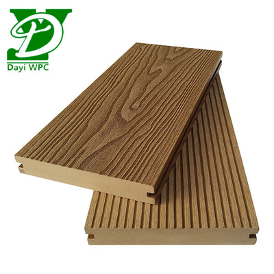 140x23mm مواد پنبه دار چوب پلاستیک مرکب سطح ساختمان قابلیت دوام