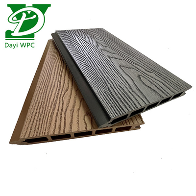 مرسوم باغ WPC حصار چوب پلاستیکی برای حفظ حریم خصوصی مقاوم در برابر فرسایش