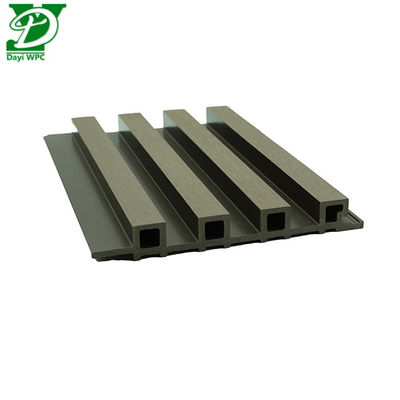 پانل دیواری خارجی WPC با سطح ناودانی مدرن، مقاوم در برابر اشعه ماوراء بنفش و رطوبت برای روکش دیوار کامپوزیت