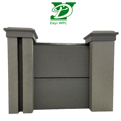 حصار باغ مدرن WPC مقاوم در برابر آب و هوا